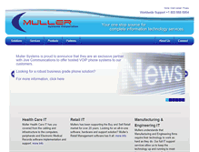 Tablet Screenshot of mullersys.com